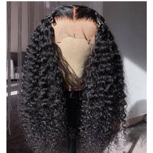 Afro Kinky Curly Human Hair Wig Ombre Colored 13x6 Lace Front Human Hair Wigs Short Bob Wig For Black Women Nabeauty 150 Remy