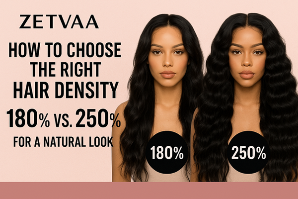 How to Choose the Right Hair Density (180% vs. 250%) for a Natural Look