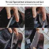 [200% Ready To Wear 5x5 Wig] 200% Ready To Wear 5x5 Bye Bye Knots Water Wave Human Hair Wig | Brazilian Virgin Hair Pre Plucked With Baby Hair | 5x5 Lace Closure Wigs For Women