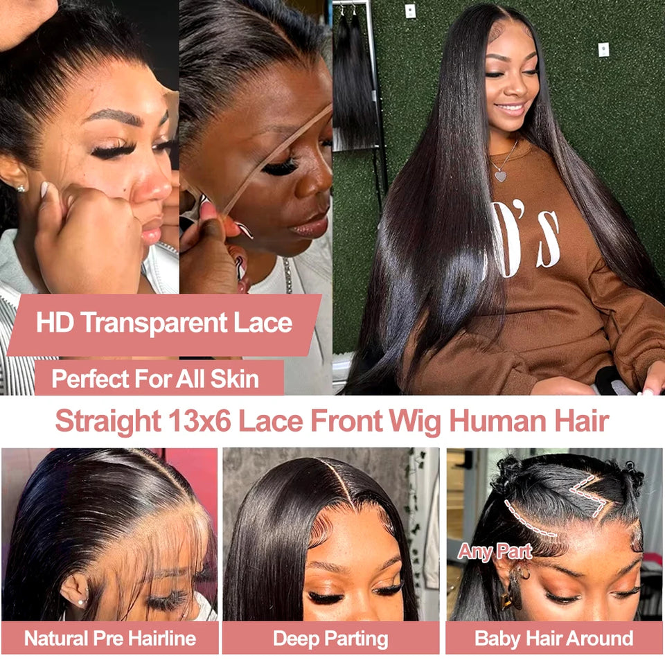 Yaa 300% Density Straight Human Hair HD Lace