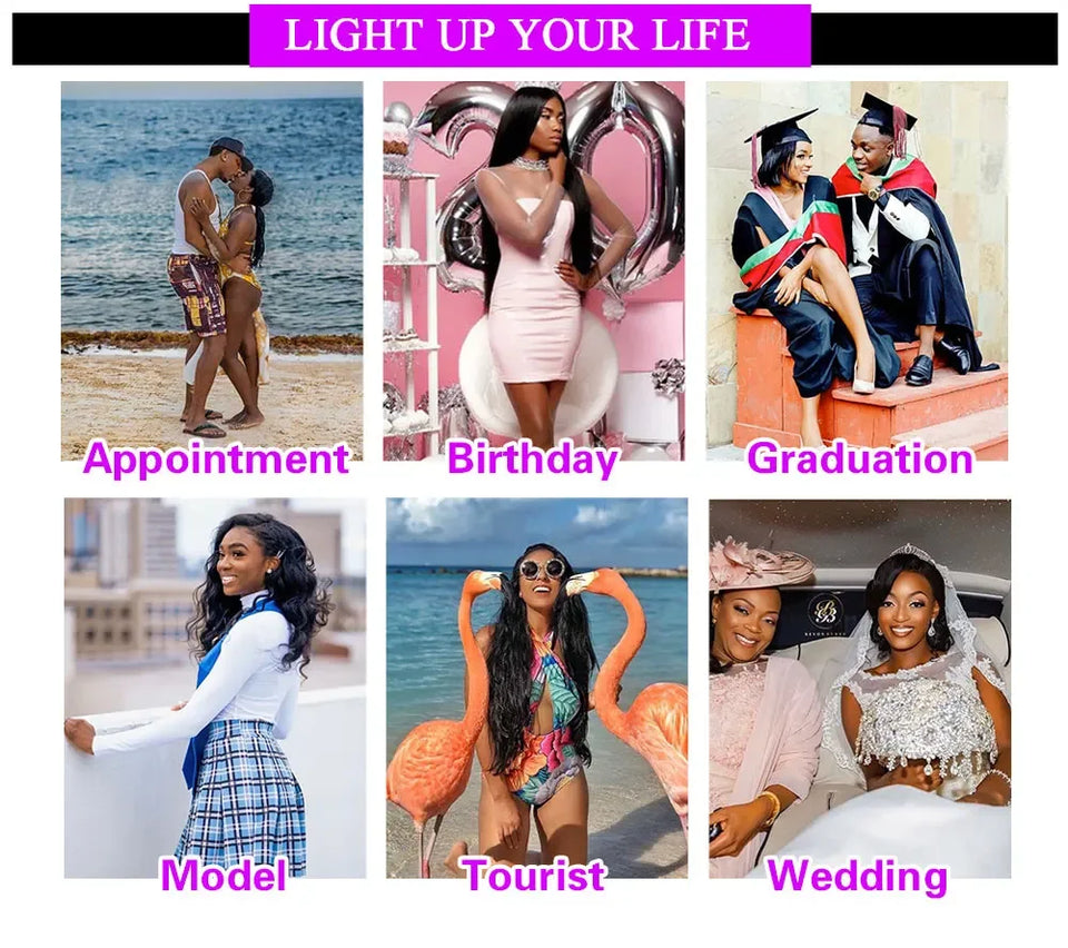 13x6 Chocolate Brown Lace Front Wig Human Hair 200% Density Body Wave Wigs HD Lace Frontal Wigs Pre Plucked Brown Colored Wigs