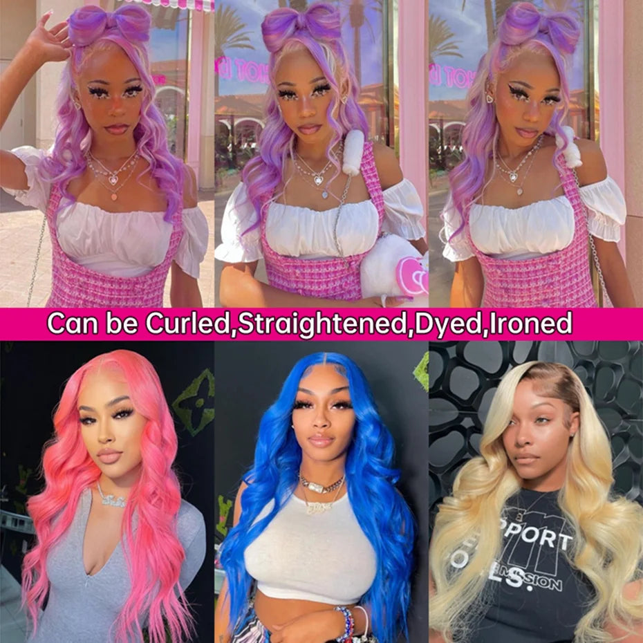 613 Blonde Body Wave Bundles Human Hair Remy Brazilian 1/3/4 Human Hair Bundles Deal 100% Human Hair Extensions 34 36 38 40 Inch