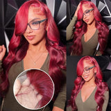 Raquel 99J Body Wave wigs 13x4 13x6 HD Lace Frontal 200 Density