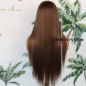Chocolate Brown Lace Front Wig 13x4 Brown Wig Lace Front Wig for Women 13x4 13x6 lace Human Hair Wig for Daily Wear 40 46 inches