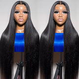 Hd Lace Frontal Wig 13x6 13x4 Lace Front Wig Human Hair 40Inch Bone Straight Transparent 360 Full Lace Human Hair Wigs for Women
