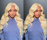 613 Blonde Body Wave Bundles Human Hair Remy Brazilian 1/3/4 Human Hair Bundles Deal 100% Human Hair Extensions 34 36 38 40 Inch
