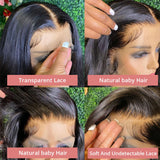 Hd Lace Frontal Wig 13x6 13x4 Lace Front Wig Human Hair 40Inch Bone Straight Transparent 360 Full Lace Human Hair Wigs for Women