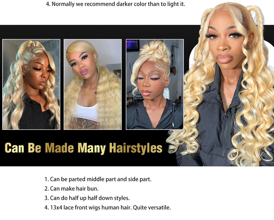 Belle 613 Blonde Body Wave HD Lace Wig
