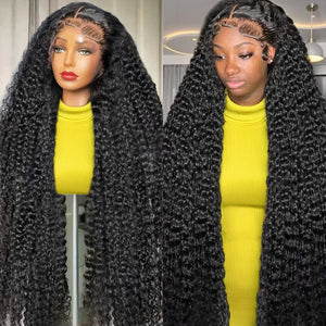 Ama 300% High Density Loose Deep Wave HD Lace Frontal