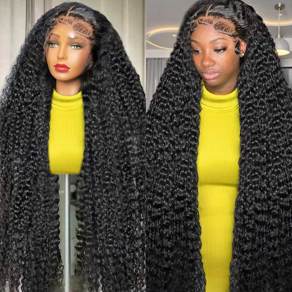 Ama 300% High Density Loose Deep Wave HD Lace Frontal