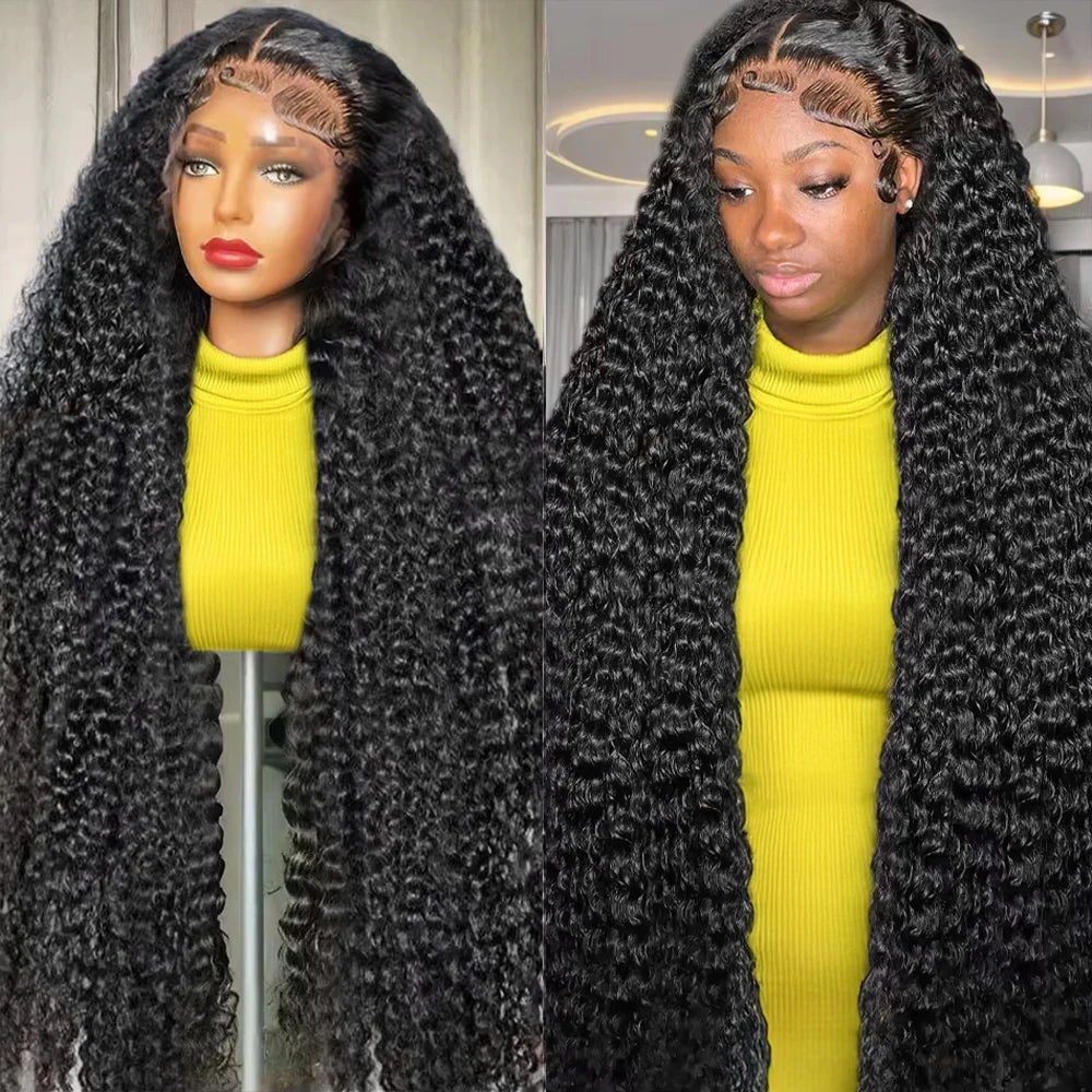 Ama 300% High Density Loose Deep Wave HD Lace Frontal