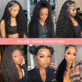 Ama 300% High Density Loose Deep Wave HD Lace Frontal