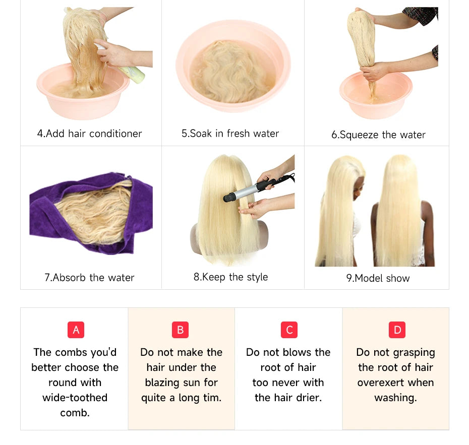 613 Blonde Body Wave Bundles Human Hair Remy Brazilian 1/3/4 Human Hair Bundles Deal 100% Human Hair Extensions 34 36 38 40 Inch