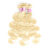 613 Blonde Body Wave Bundles Human Hair Remy Brazilian 1/3/4 Human Hair Bundles Deal 100% Human Hair Extensions 34 36 38 40 Inch