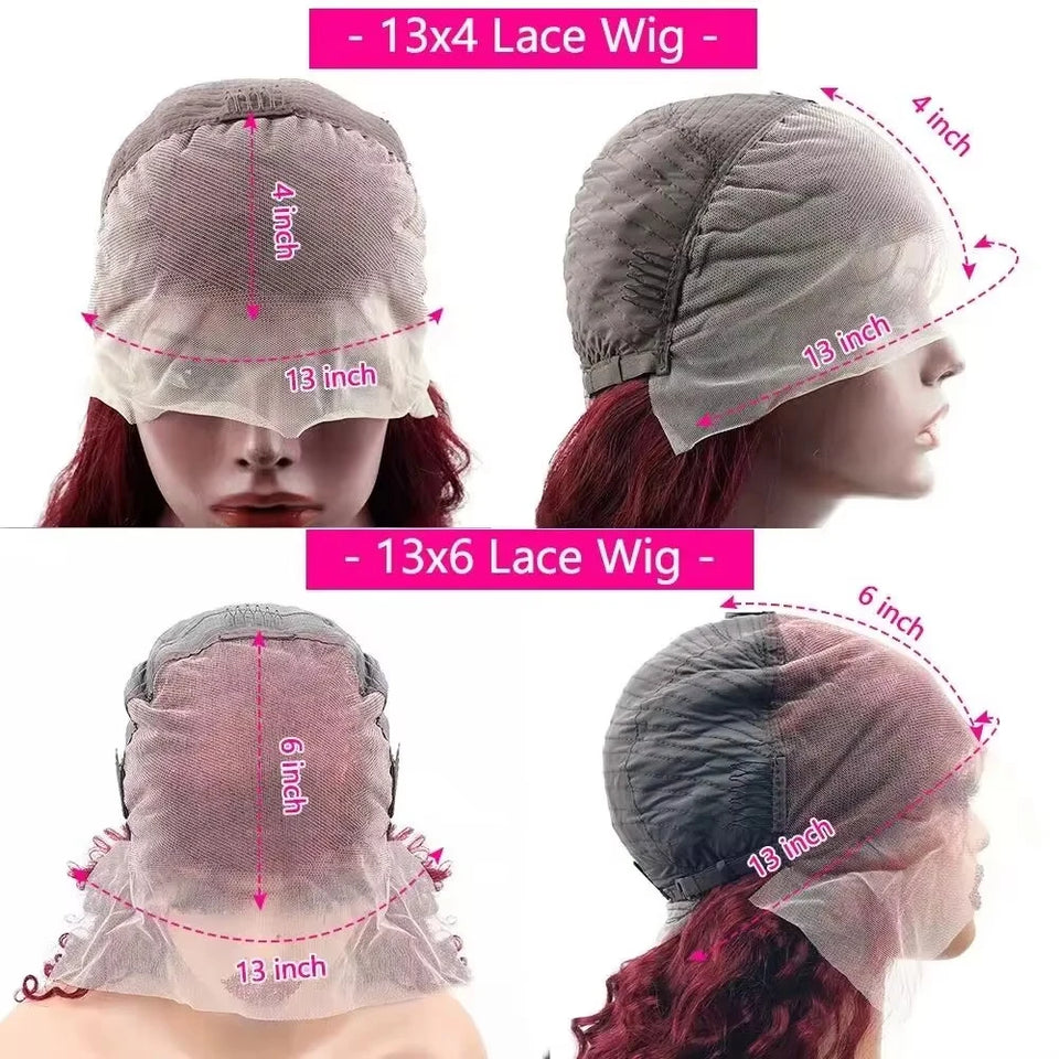 Raquel 99J Body Wave wigs 13x4 13x6 HD Lace Frontal 200 Density
