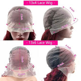 Raquel 99J Body Wave wigs 13x4 13x6 HD Lace Frontal 200 Density