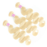 613 Blonde Body Wave Bundles Human Hair Remy Brazilian 1/3/4 Human Hair Bundles Deal 100% Human Hair Extensions 34 36 38 40 Inch