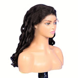 Brazilian Virgin 180% Density Bouncy Curly Human Hair Wig - 13x4 Lace Front Natural Hairline Spiral Curls Lace Frontal for Black Women