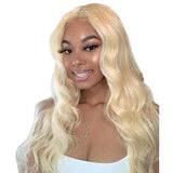 Honey Blonde Pre Plucked Full Lace Human Hair Wigs