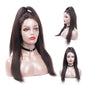 Pre Plucked Glueless Lace Front Human Hair Kinky Straight Wigs