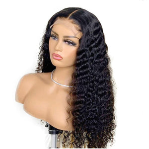7 pcs/lot wholesale afro kinky curly human hair wig 4×4 lace closure wig Brazilian lace front human hair Wigs for women