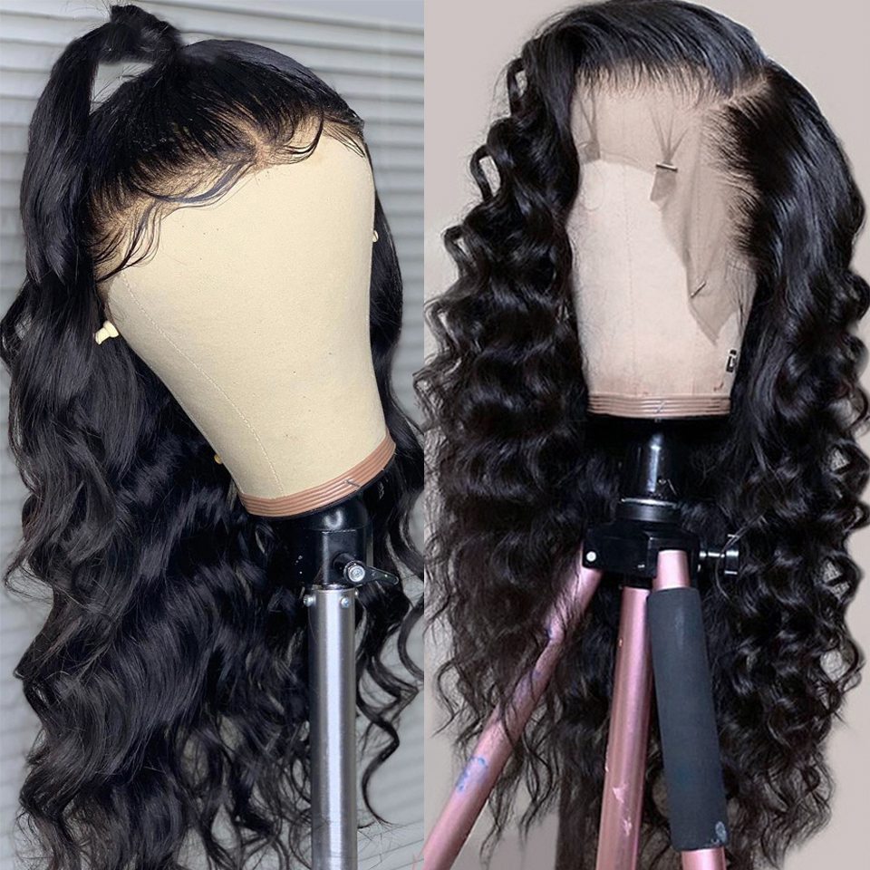 28 30 Inch Loose Deep Wave Wig Lace Front Human Hair Wigs For Women Deep Wave Frontal Wig 250 Density Lace Wig Closure Wig Remy