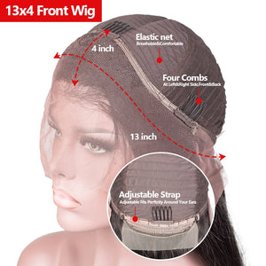 Water Wave Lace Front Wig Wet And Wavy Full Lace Human Hair Wigs For Women 30 32 Inch Loose Deep 250 Density Hd Lace Frontal Wig