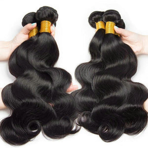 Indain Bundles Human Hair Body Wave 100% Hair Extension Natural Black 1/3/4 Pcs Bulk Human Hair Bundles Wholesale
