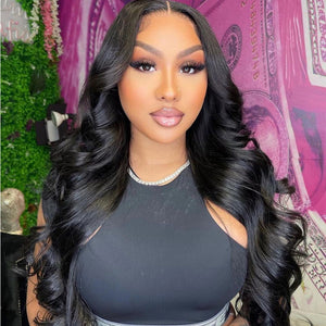 HD Transparent Body Wave Lace Front Human Hair Wigs For Black Women 4x4 13x4 Lace Frontal Closure Wig Pre Plucked With Baby Hair