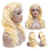 Ombre Blonde Brazilian Body Wave Lace Front Wig