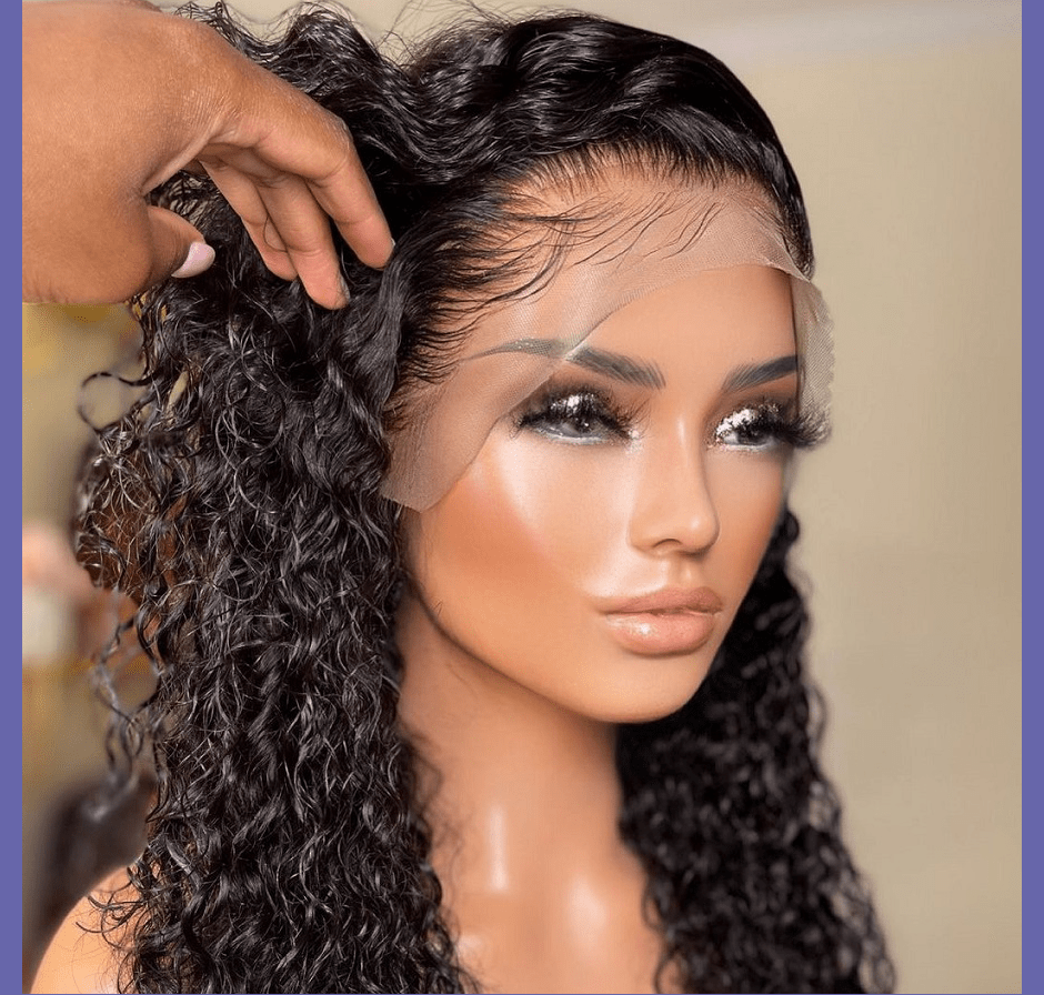 Zetvaa 30 34 Inch Loose Deep Wave HD Frontal Wigs for Women Curly Human Hair Brazilian 13x4 Wet And Wavy Water Wave Full Lace Front Wig