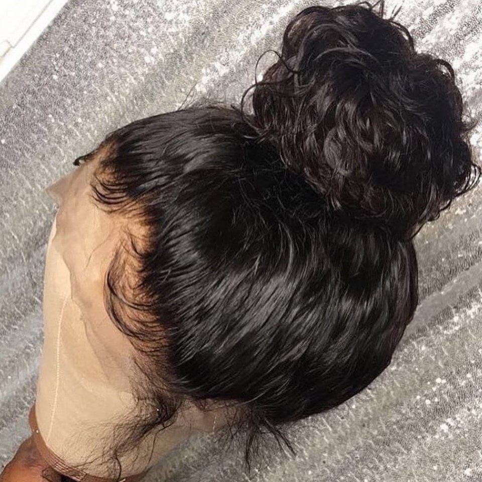 Zetvaa 360 Full Lace Wig Human Hair Pre Plucked 13x4 Lace Frontal Wigs For Women 30 32 Inch Water Wave Lace Front Wig Hd Curly Ponytail
