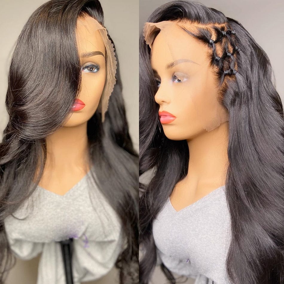 Zetvaa Body Wave Lace Front Wig 30 Inch Human Hair for Black Women Pre Plucked With Baby Hair Brazilian Remy 13x4 Hd Lace Frontal Wigs