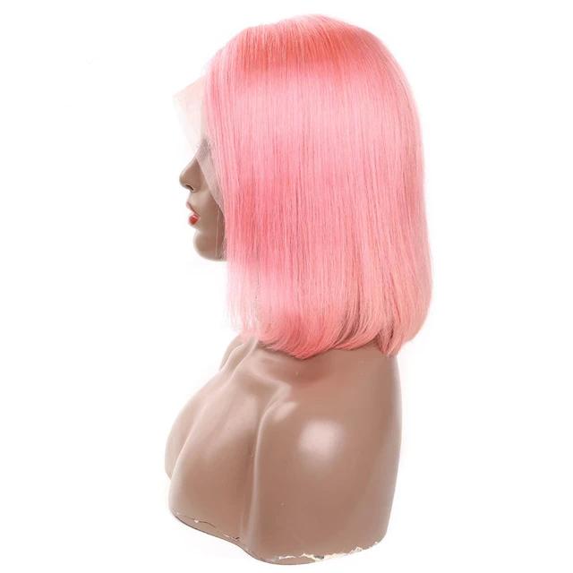 Zetvaa Brazilian Bob Lace Front Straight Human Hair Wig