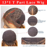 Zetvaa Curly Human Hair Wig Honey Blonde Ombre 13x1 Brazilian Brown Color Deep Water Wave Hd Frontal Highlight Bob Lace Front Wigs