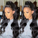 Zetvaa HD Transparent Body Wave Lace Front Human Hair Wigs For Black Women 4x4 13x4 Lace Frontal Closure Wig Pre Plucked With Baby Hair