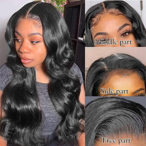 Zetvaa HD Transparent Body Wave Lace Front Human Hair Wigs For Black Women 4x4 13x4 Lace Frontal Closure Wig Pre Plucked With Baby Hair
