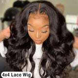 Zetvaa HD Transparent Body Wave Lace Front Human Hair Wigs For Black Women 4x4 13x4 Lace Frontal Closure Wig Pre Plucked With Baby Hair