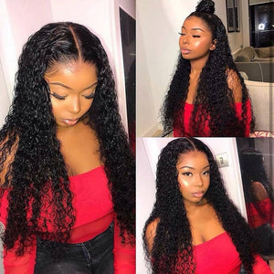 Zetvaa lace front human hair wigs for Black Women deep wave curly hd frontal bob wig brazilian afro short long 30 inch water wig full