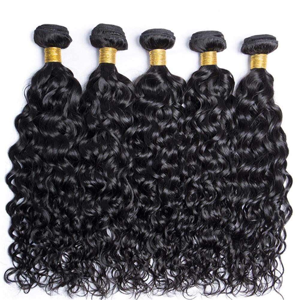 Zetvaa Peruvian 10A  Water Wave Bundles Unprocessed Water Wave Curly Human Hair Weave Bundles Remy Water Wave Hair Extensions No Tangle