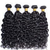 Zetvaa Peruvian 10A  Water Wave Bundles Unprocessed Water Wave Curly Human Hair Weave Bundles Remy Water Wave Hair Extensions No Tangle