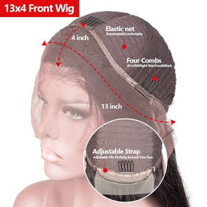 Zetvaa Water Wave Lace Front Wig Wet And Wavy Full Lace Human Hair Wigs For Women 30 32 Inch Loose Deep 250 Density Hd Lace Frontal Wig